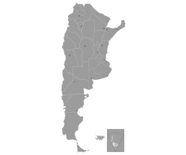 Mapa de Argentina