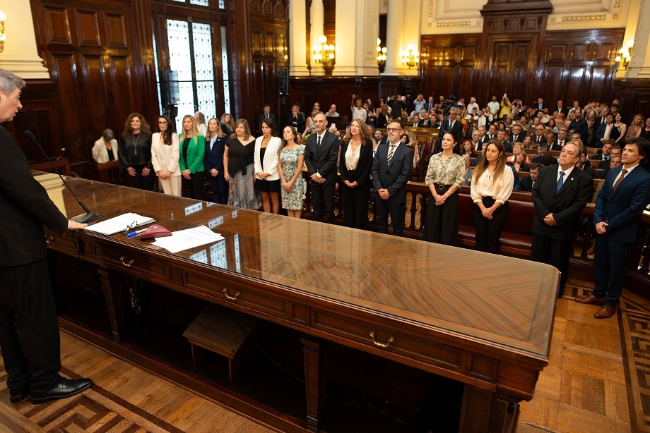 Jura de los nuevos peritos del Cuerpo Médico Forense de la Justicia Nacional.
