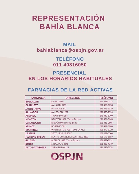 Dispositivo asistencial Bahía Blanca.