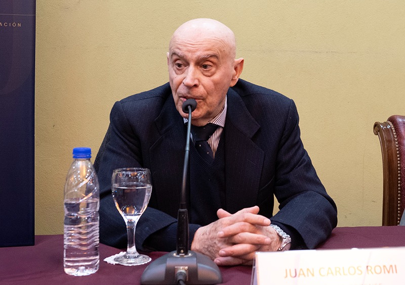 El exmédico forense Juan Carlos Romi, compilador de la historia del CMF
