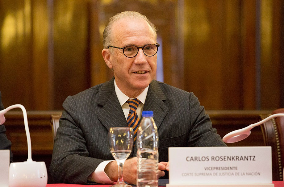Carlos Rosenkrantz, vicepresidente de la Corte Suprema de Justicia de la Nación.