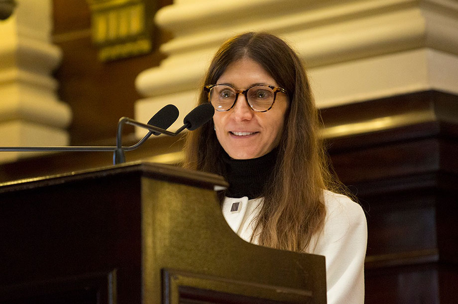 Gabriela Pastorino, secretaria letrada de la Oficina de la Mujer.