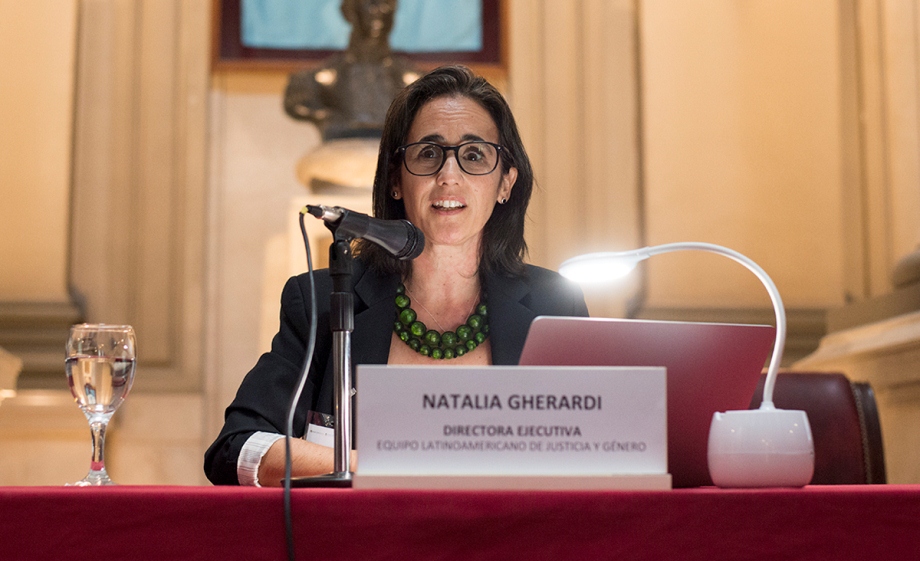 Natalia Gherardi, directora ejecutiva del Equipo Latinoamericano de Justicia y Género
