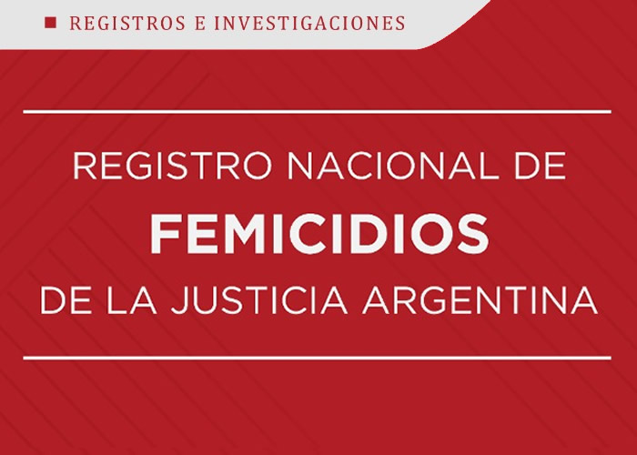 Registro nacional de femicidios de la Justicia Argentina Año 2024