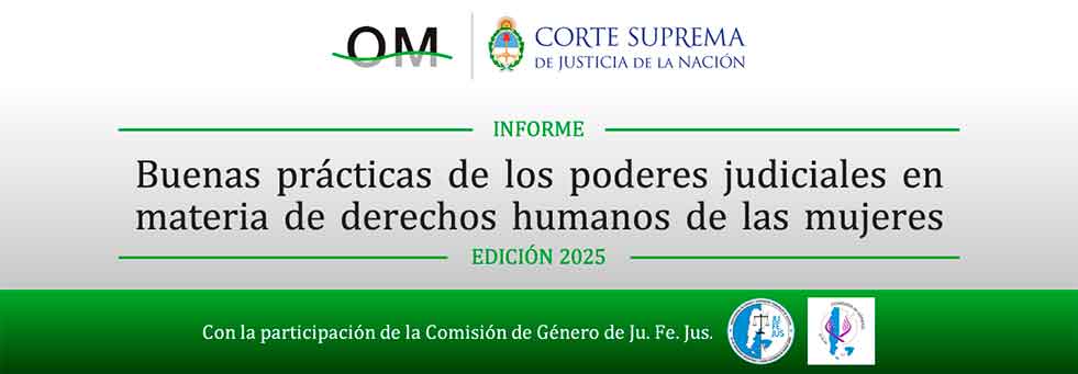 Informe de buenas practicas de los poderes judiciales en materia de derechos humanos de las mujeres